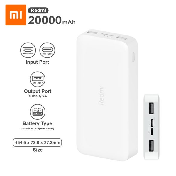 Redmi Fast Charging Power Bank 20000mah