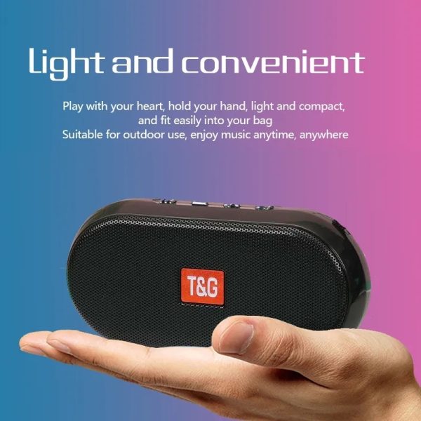 New Multifunctional Bluetooth Speaker TG179 Gift Outdoor Portable Card USB Speakers For Phones With TF FM Radio Subwoofer