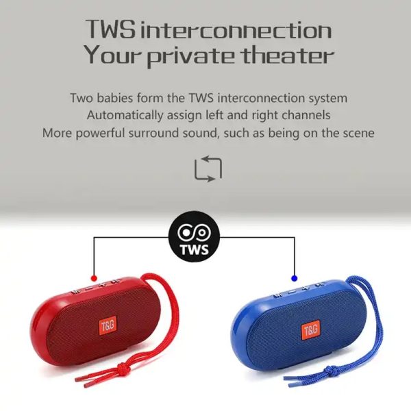 New Multifunctional Bluetooth Speaker TG179 Gift Outdoor Portable Card USB Speakers For Phones With TF FM Radio Subwoofer - Image 14